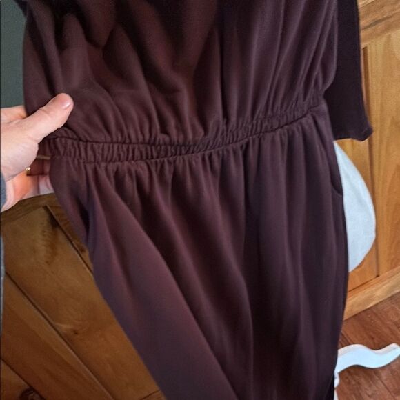 Garnet Hill Red Maxi Dress with pockets!!!!! And tapered elastic waist - Picture 12 of 12